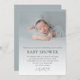 Budget foto Overlay Baby shower Kaart