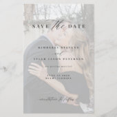 Budget foto overlay QR CODE bruiloft opslaan van d (Voorkant)