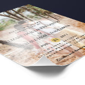 Budget FOTO - OVERLAY Wedding Invite Modern Foto Afdruk (Hoek)