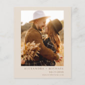 Budget Foto Pampas Grass Boho Wedding Flyer (Achterkant)