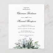 Budget foto QR Code Bruiloft uitnodiging Flyer (Voorkant)