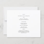 BUDGET FOTO QR CODE Huwelijksuitnodiging RSVP Deta (Achterkant)