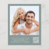 Budget Foto QR Code Weddenschappen Reception Uitno (Achterkant)