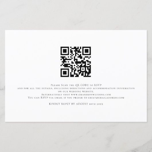 Budget Foto QR Code wordt bij ons uitgenodigd voor (Achterkant)