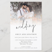 Budget Foto QR Informal Script Weddenschappen Uitn (Voorkant)