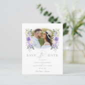 Budget Foto Romantic Paarse Shades Wreath Wedding (Staand voorkant)