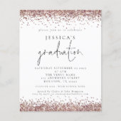 Budget Foto Roos Gouden Glitter 2024 Afstuderen (Voorkant)