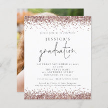 Budget Foto Roos Gouden Glitter 2024 Afstuderen