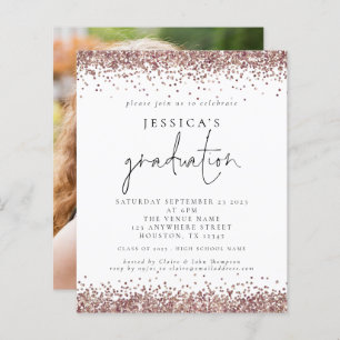 Budget Foto Roos Gouden Glitter 2024 Afstuderen