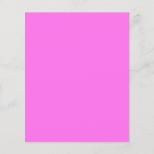 Budget Foto Roze Neon Afstuderen Aankondiging (Achterkant)