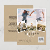 BUDGET FOTO Save Dates INVITIONS - gemengde kleure (Voorkant / Achterkant)