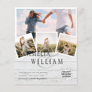 BUDGET FOTO Save Dates INVITIONS - gemengde kleure Flyer