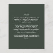 BUDGET FOTO Save Dates INVITIONS - gemengde kleure Flyer (Achterkant)