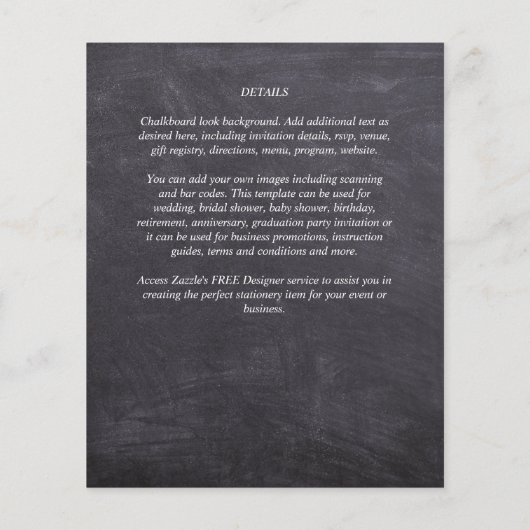 BUDGET FOTO Save Dates INVITIONS - gemengde kleure Flyer (Achterkant)