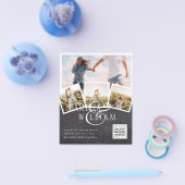 BUDGET FOTO Save Dates INVITIONS - gemengde kleure Flyer (Enkel)