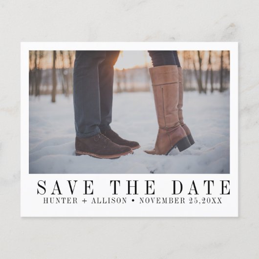 Budget Foto Save the Date Flyer (Voorkant)