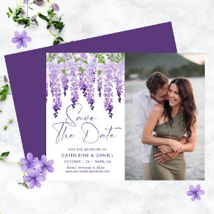 Budget Foto Save The Date Wisteria Bruiloft