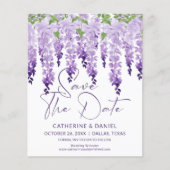 Budget Foto Save the Date Wisteria Wedding (Voorkant)
