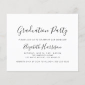 Budget Foto Script Afstudeerfeest Uitnodiging (Achterkant)