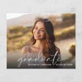 Budget Foto Script Afstudeerfeest Uitnodiging (Voorkant)