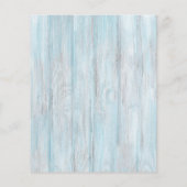 Budget Foto Seashell Zeeen Greetings Holiday Kaart (Achterkant)