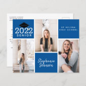 BUDGET Foto senior Afstuderen Briefkaart (Voorkant / Achterkant)