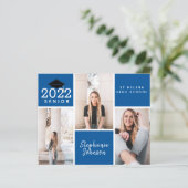 BUDGET Foto senior Afstuderen Briefkaart (Staand voorkant)
