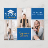 BUDGET Foto senior Afstuderen Briefkaart (Voorkant)