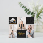 BUDGET Foto senior Afstuderen Briefkaart (Staand voorkant)