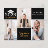 BUDGET Foto senior Afstuderen Briefkaart (Voorkant)