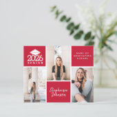 BUDGET Foto senior Afstuderen Briefkaart (Staand voorkant)