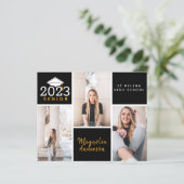 BUDGET Foto senior Afstuderen Briefkaart (Staand voorkant)