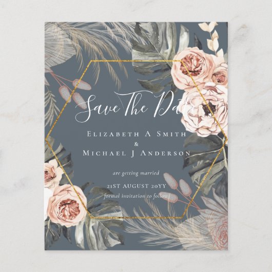 BUDGET Foto Sla Data op PAMPAS Koraal Tropisch (Voorkant)