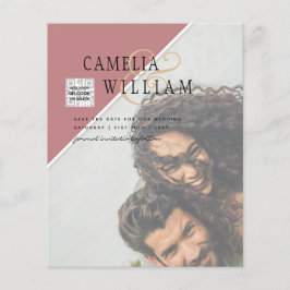 BUDGET FOTO SPAAR DATUM QR CODE RSVP Stof ROZE Flyer
