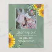 BUDGET Foto Spara Datum of Trouw Rustieke Zonneblo (Voorkant)