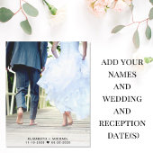 Budget Foto Stusty Blue Wedding Reception nodigt u