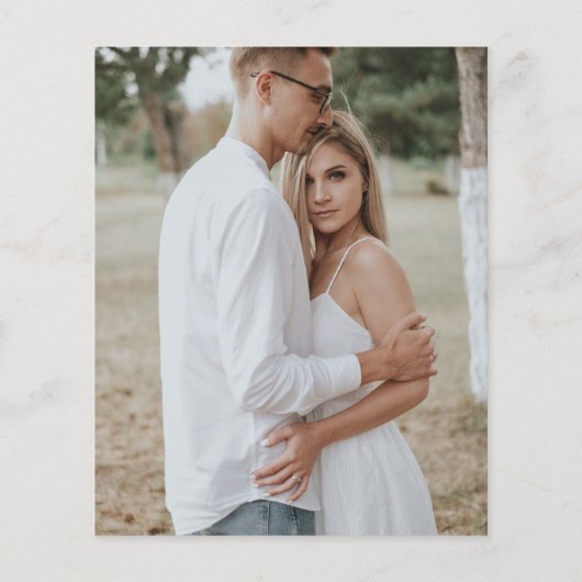 Budget Foto Terracotta Boho Wedding Simple (Achterkant)