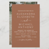 Budget Foto Terracotta Boho Wedding Simple (Voorkant / Achterkant)