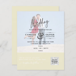 BUDGET FOTO TROUWEN QR SCANCODE UITNODIGINGEN