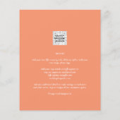 BUDGET FOTO TROUWEN QR SCANCODE UITNODIGINGEN FLYER (Achterkant)