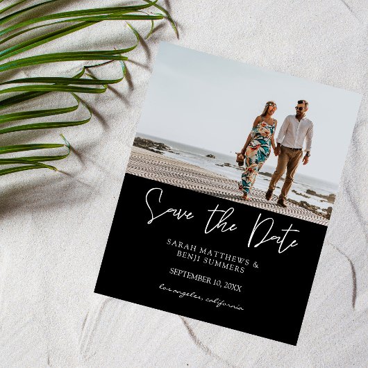 Budget Foto Typografie Save the Date HB Flyer