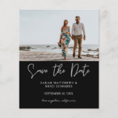 Budget Foto Typografie Save the Date HB Flyer (Voorkant)