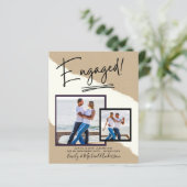 BUDGET FOTO UITNODIGING AANKONDIGING SCRIPT (Staand voorkant)