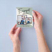 BUDGET FOTO UITNODIGING AANKONDIGING SCRIPT FLYER (Hand)