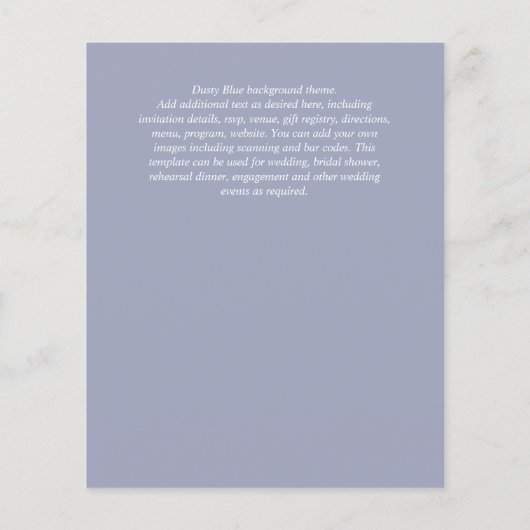 BUDGET FOTO UITNODIGING VERLOVINGSSCRIPT (Achterkant)