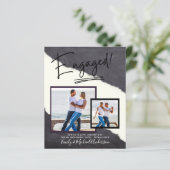 BUDGET FOTO UITNODIGING VOOR VERLOVING SCRIPT (Staand voorkant)