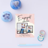 BUDGET FOTO UITNODIGING VOOR VERLOVING SCRIPT FLYER (Enkel)