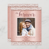 Budget Foto Verloving Aankondiging Roos Gold (Voorkant / Achterkant)