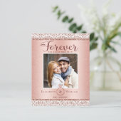 Budget Foto Verloving Aankondiging Roos Gold (Staand voorkant)