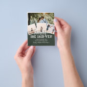 BUDGET FOTO Verloving Huwelijks UITNODIGING Aankon Flyer (Hand)